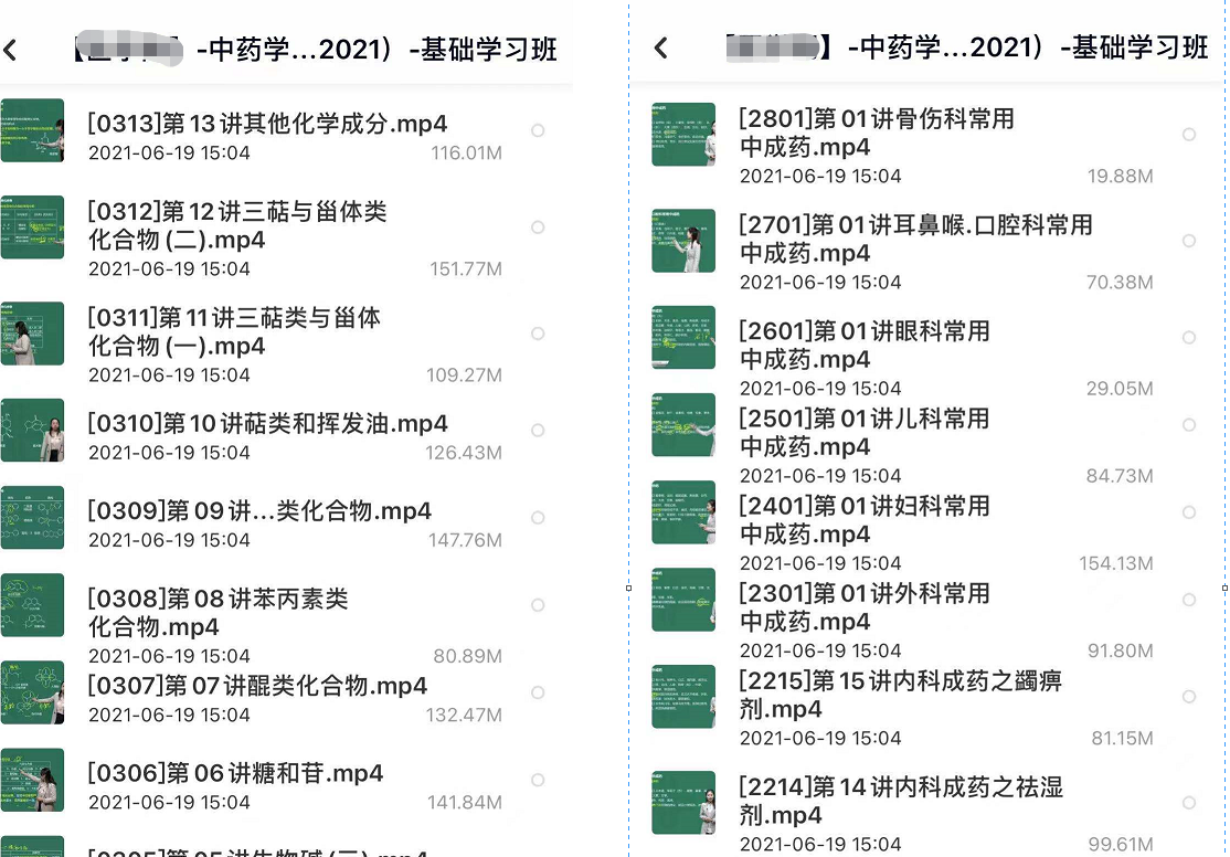 2023执业药师视频课程全套免费百度云 中药执业药师教材电子版网盘